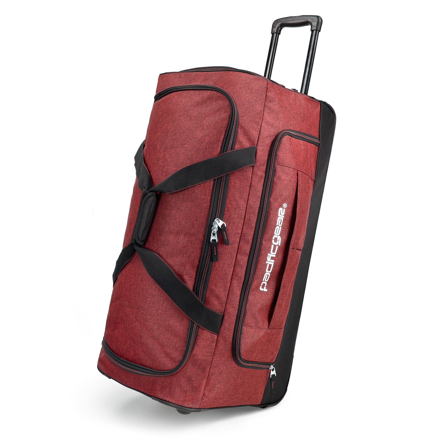 30" Polyester Rolling Duffel Bag – Wheeled Travel Duffel, Heavy Duty, Charlie Sports